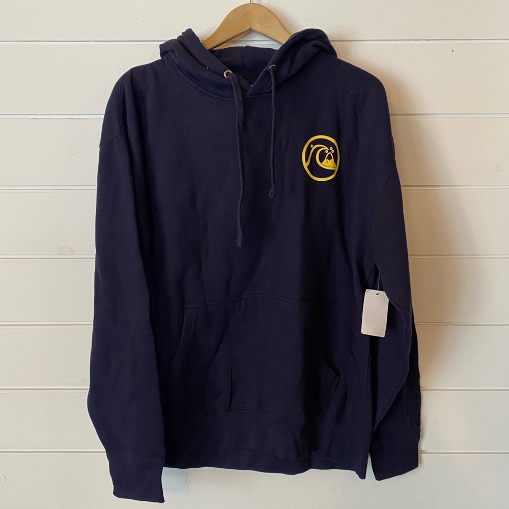 Men’s Large Quicksilver Navy Sweatshirt Hoodie.